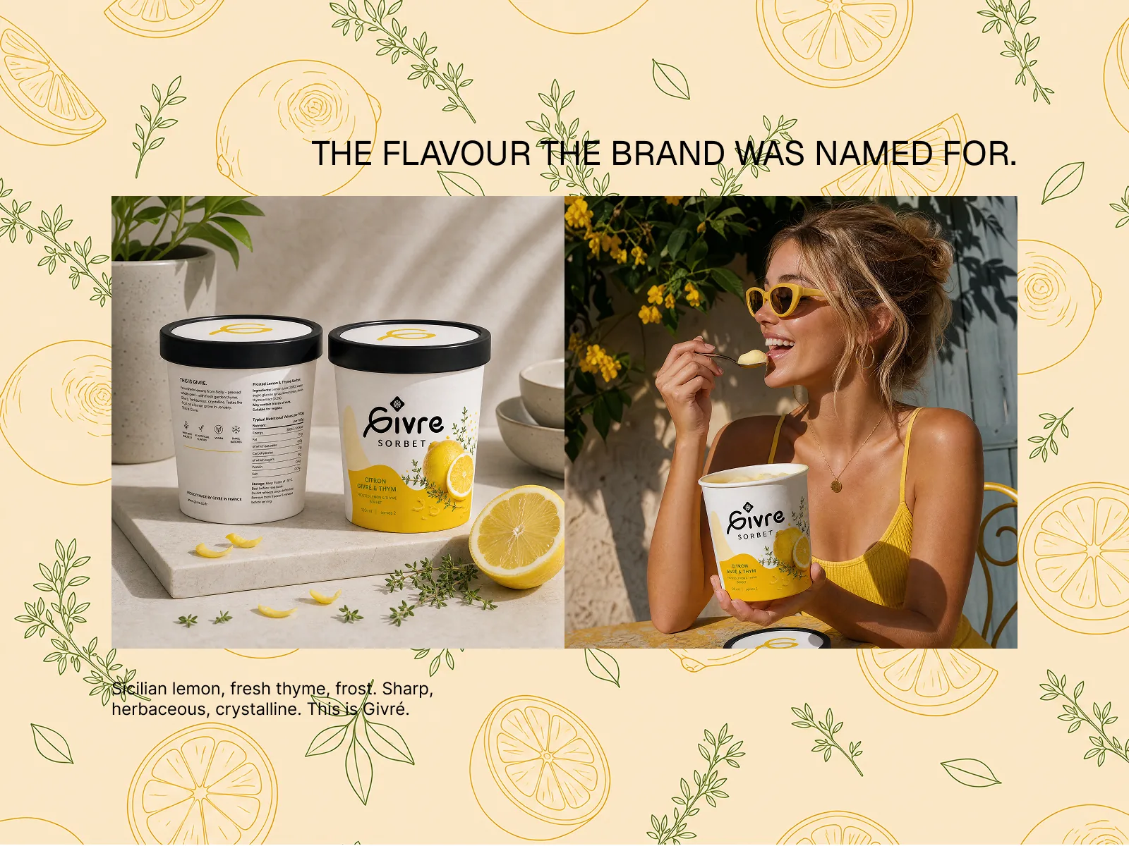 Givre — lemon thyme flavour lifestyle